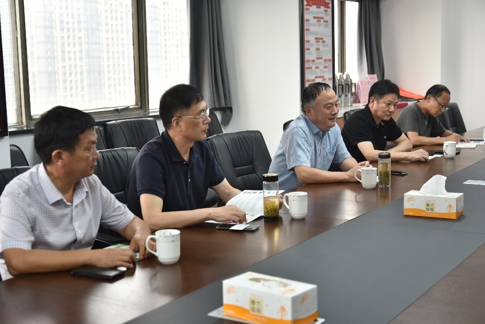 安徽皖垦茶叶集团书记、董事长张国祥一行到6686体育(中国)官方网站考察交流